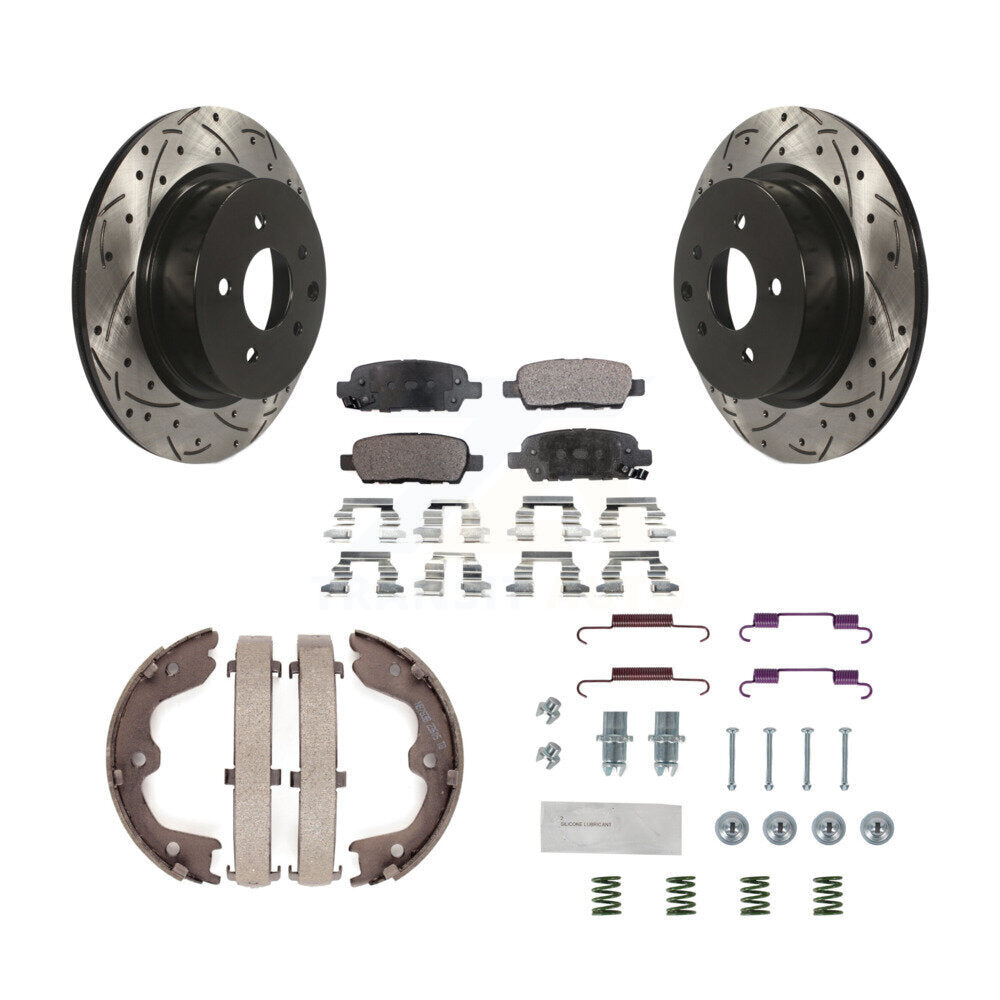 Transit Auto KDT-101651 Disc Brake Kit for 2005-2022 Nissan Maxima, INFINITI QX50 and More - Rear