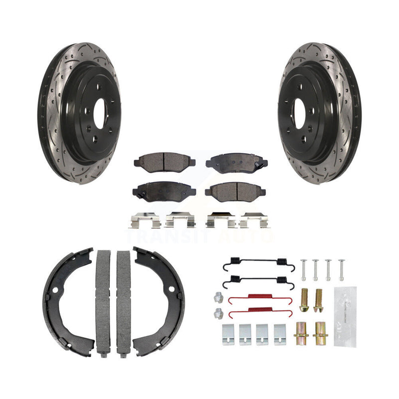 Transit Auto KDT-101656 Disc Brake Kit for 2008-2015 Cadillac CTS, Chevrolet Camaro - Rear