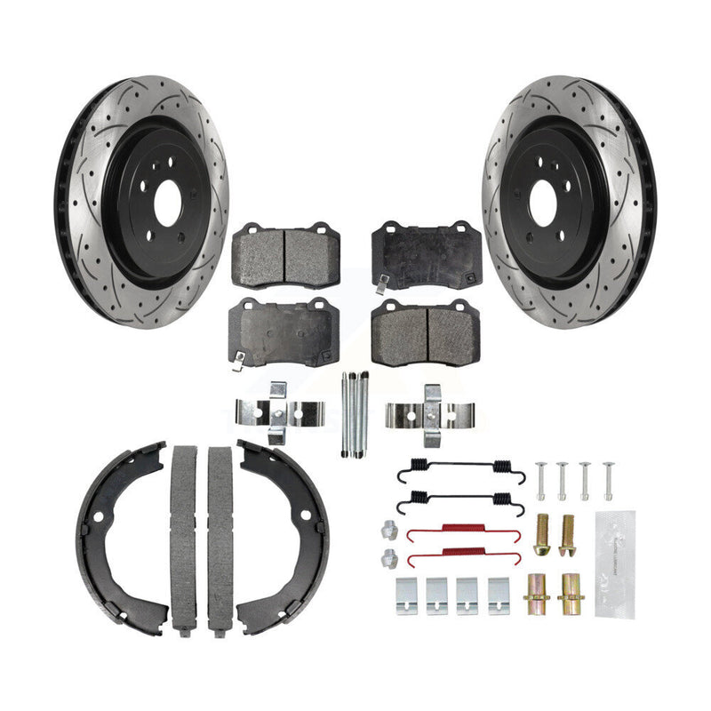 Transit Auto KDT-101657 Disc Brake Kit for 2009-2015 Cadillac CTS, Chevrolet Camaro - Rear