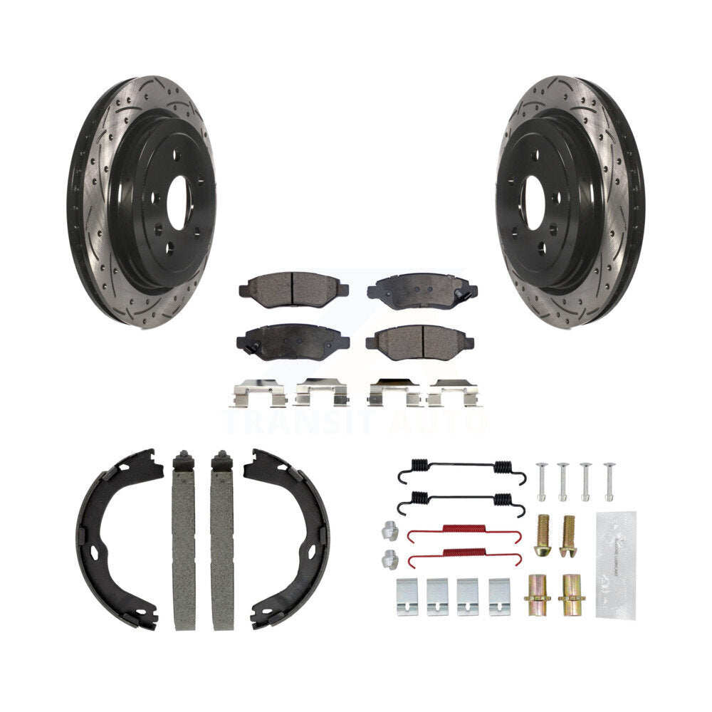 Transit Auto KDT-101658 Disc Brake Kit for 2014 Cadillac CTS - Rear
