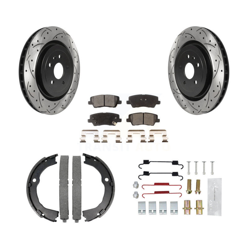 Transit Auto KDT-101659 Disc Brake Kit for 2015 Cadillac CTS - Rear