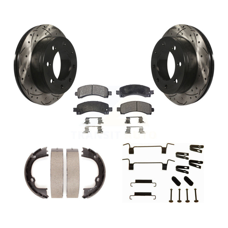 Transit Auto KDT-101665 Disc Brake Kit for 2009-2014 Chevrolet Express 3500, Chevrolet Express 2500, GMC Savana 2500 - Rear