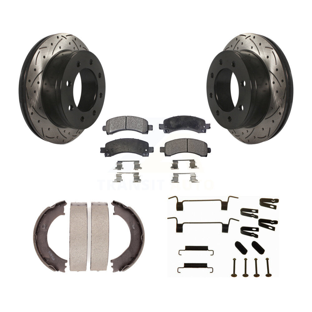 Transit Auto KDT-101667 Disc Brake Kit for 2003-2008 Chevrolet Express 2500, GMC Savana 2500 and More - Rear