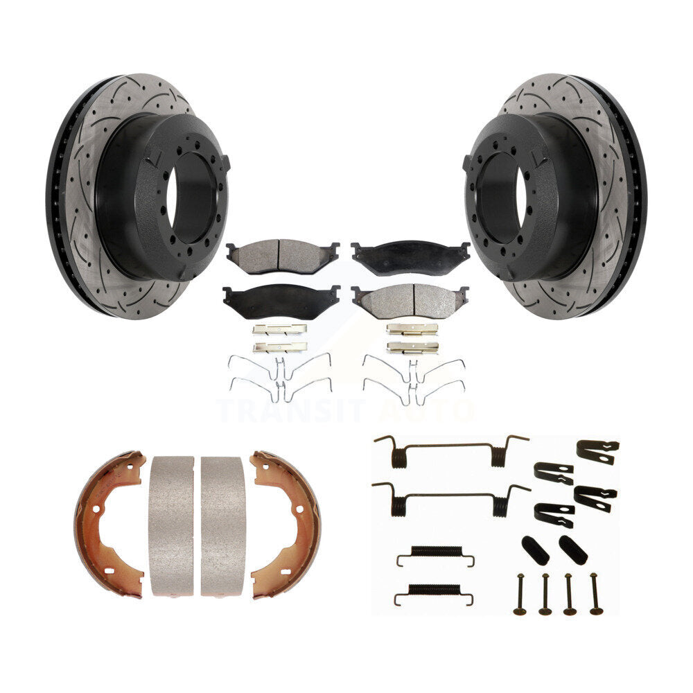 Transit Auto KDT-101672 Disc Brake Kit for 2005-2016 Ford F-450 Super Duty - Rear