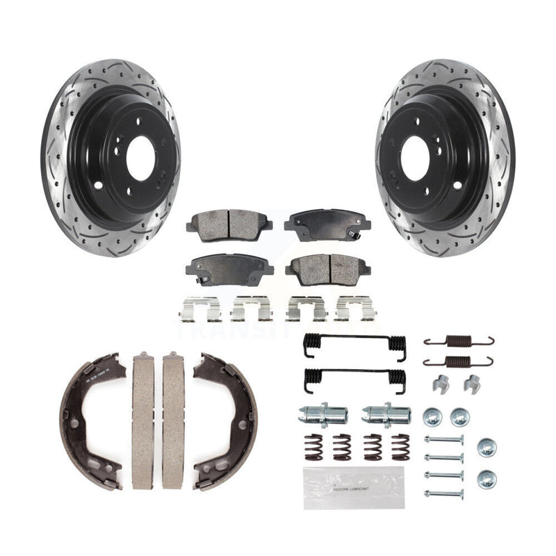 Transit Auto KDT-101674 Disc Brake Kit for 2010-2014 Hyundai Genesis - Rear