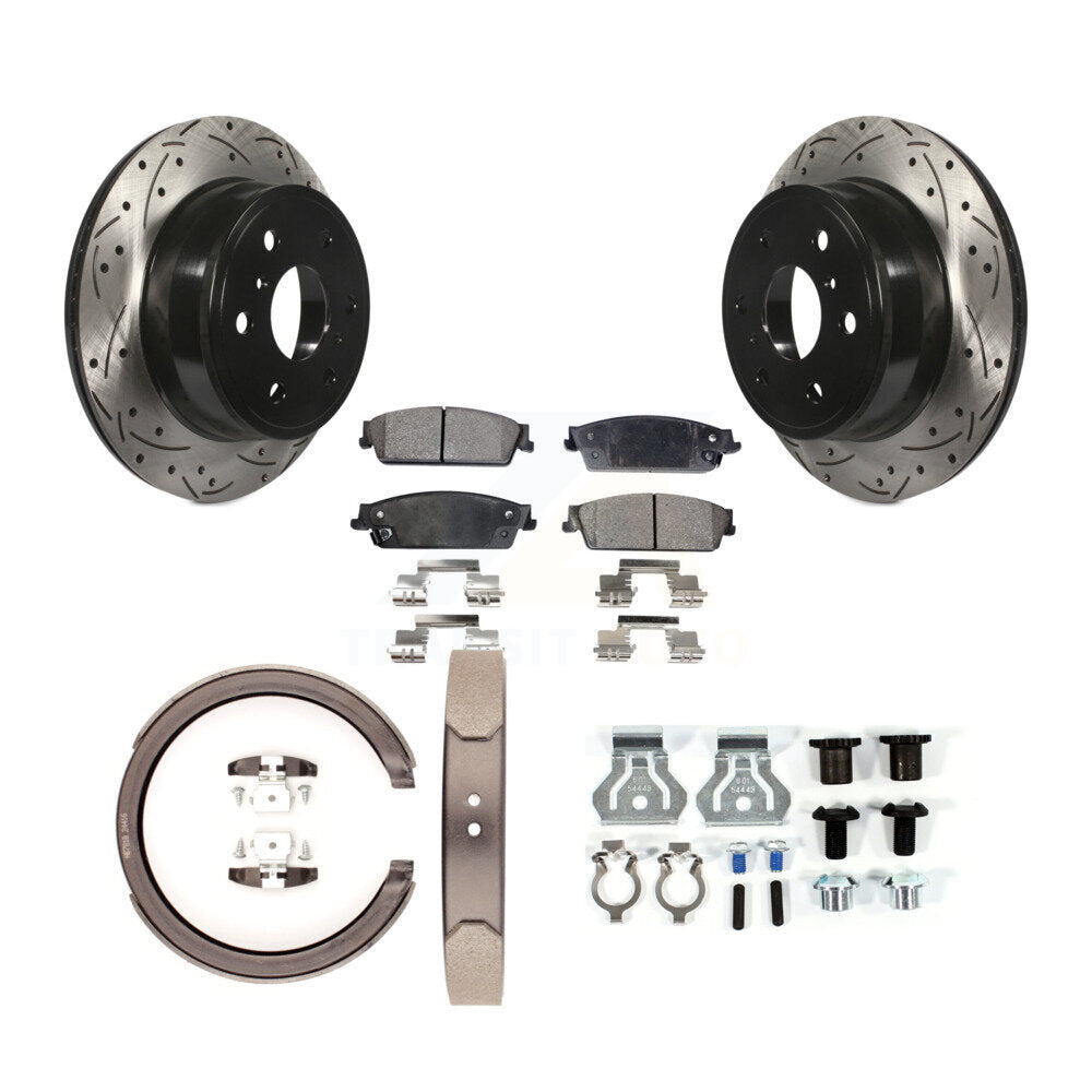 Transit Auto KDT-101676 Disc Brake Kit for 2007-2014 Chevrolet Silverado 1500, GMC Sierra 1500 and More - Rear