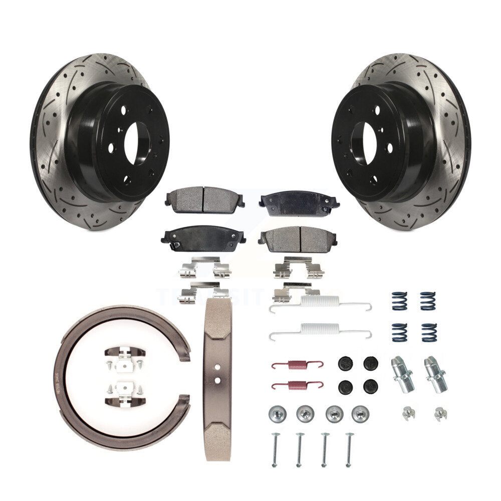 Transit Auto KDT-101677 Disc Brake Kit for 2013 Chevrolet Silverado 1500, GMC Sierra 1500 - Rear