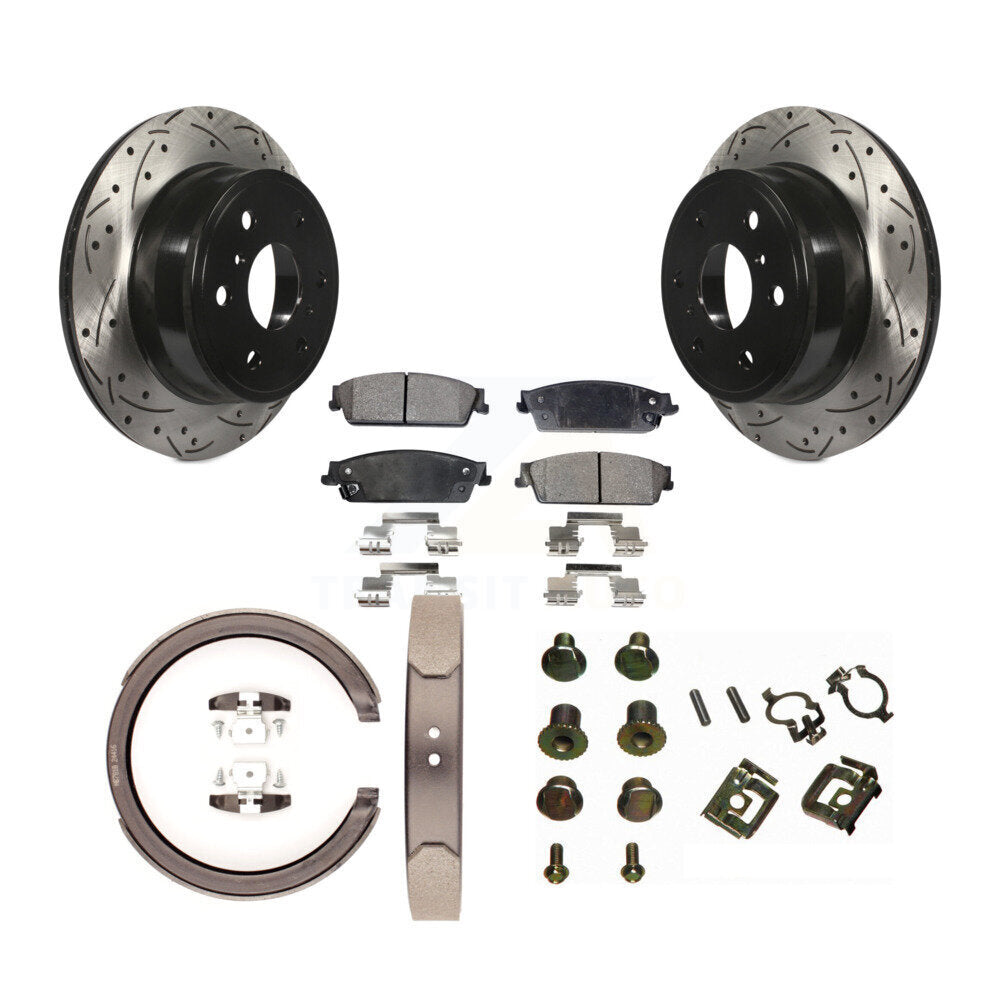 Transit Auto KDT-101681 Disc Brake Kit for 2007-2009 Chevrolet Silverado 1500, GMC Sierra 1500 - Rear
