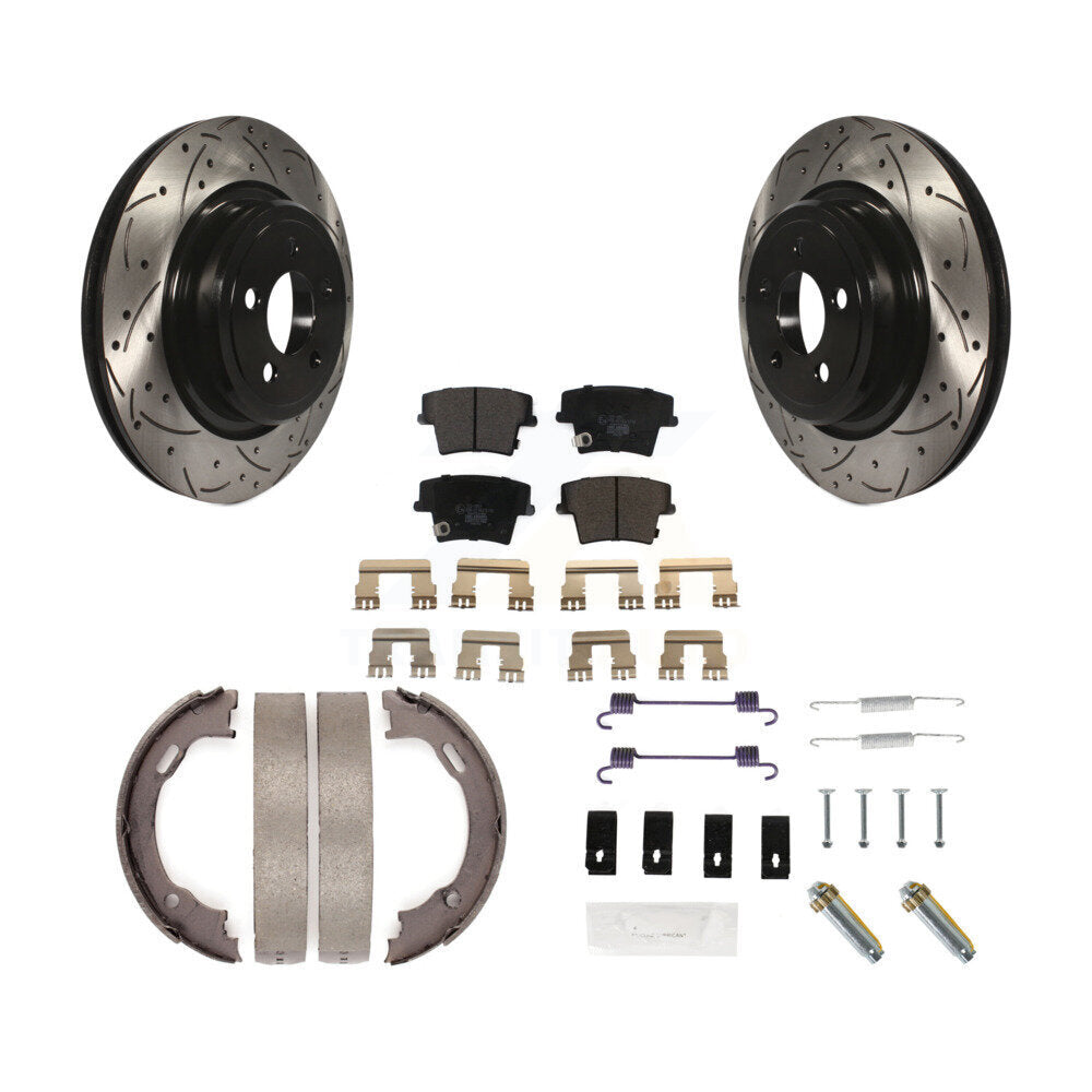 Transit Auto KDT-101683 Disc Brake Kit for 2006-2016 Dodge Charger, Dodge Magnum - Rear