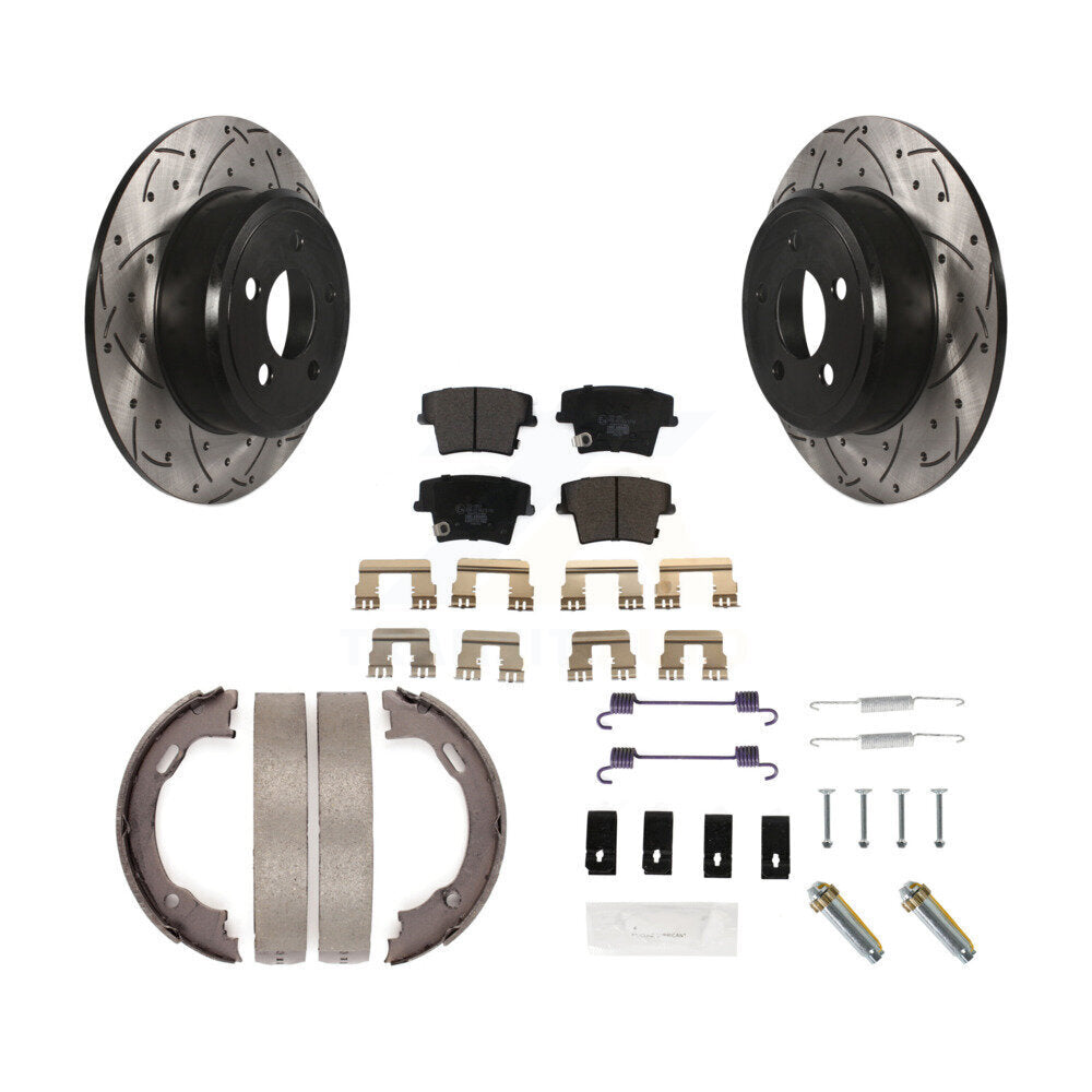 Transit Auto KDT-101685 Disc Brake Kit for 2005-2021 Dodge Charger, Chrysler 300 and More - Rear