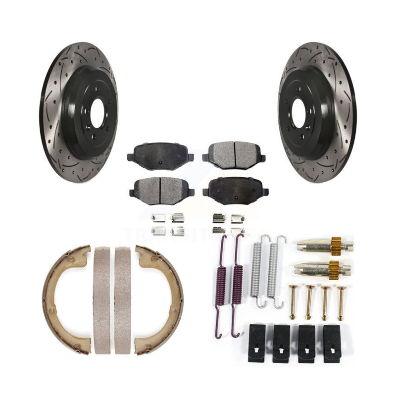 Transit Auto KDT-101696 Disc Brake Kit for 2013 Lincoln MKT - Rear