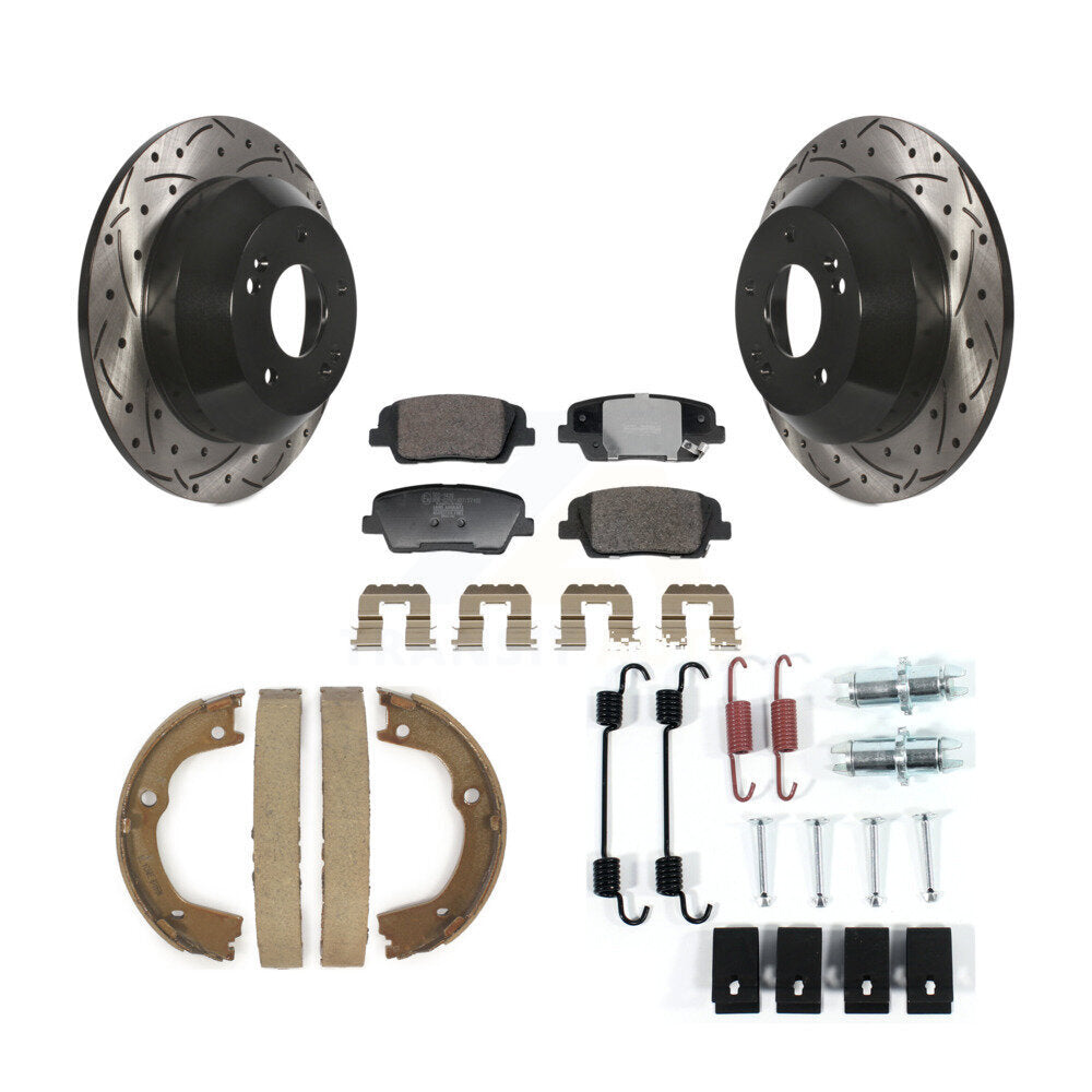 Transit Auto KDT-101704 Disc Brake Kit for 2010-2013 Kia Sorento, Hyundai Santa Fe - Rear