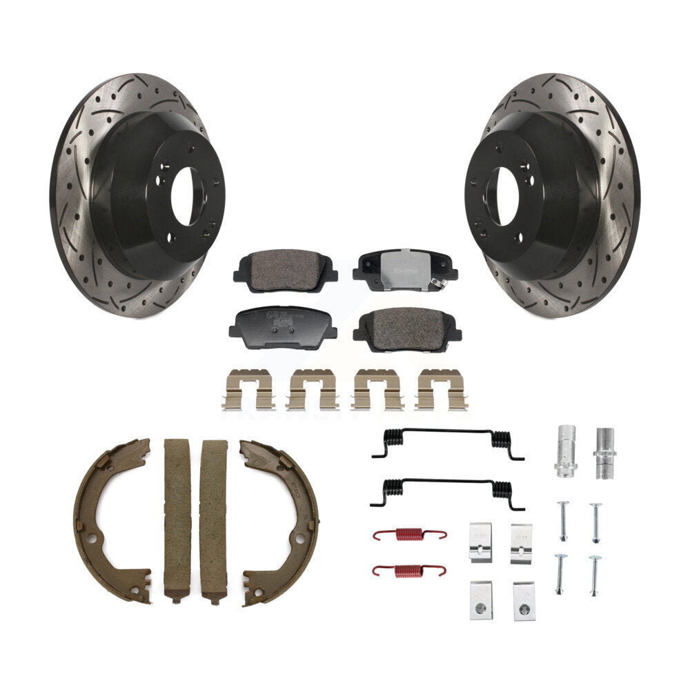 Transit Auto KDT-101705 Disc Brake Kit for 2013-2016 Hyundai Santa Fe XL, Kia Sorento and More - Rear