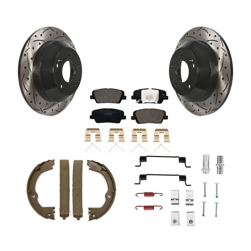 Transit Auto KDT-101706 Disc Brake Kit for 2014-2015 Kia Sorento - Rear
