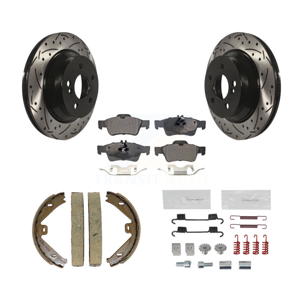 Transit Auto KDT-101709 Disc Brake Kit for 2010-2016 Mercedes-Benz E350, Mercedes-Benz E400, Mercedes-Benz CLS400 - Rear