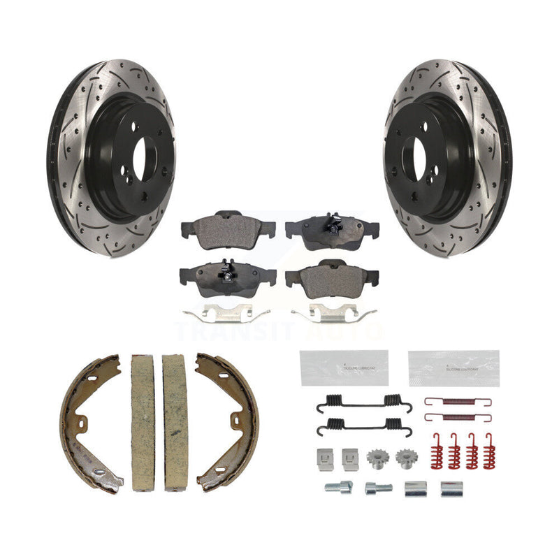 Transit Auto KDT-101710 Disc Brake Kit for 2010-2013 Mercedes-Benz E550 - Rear