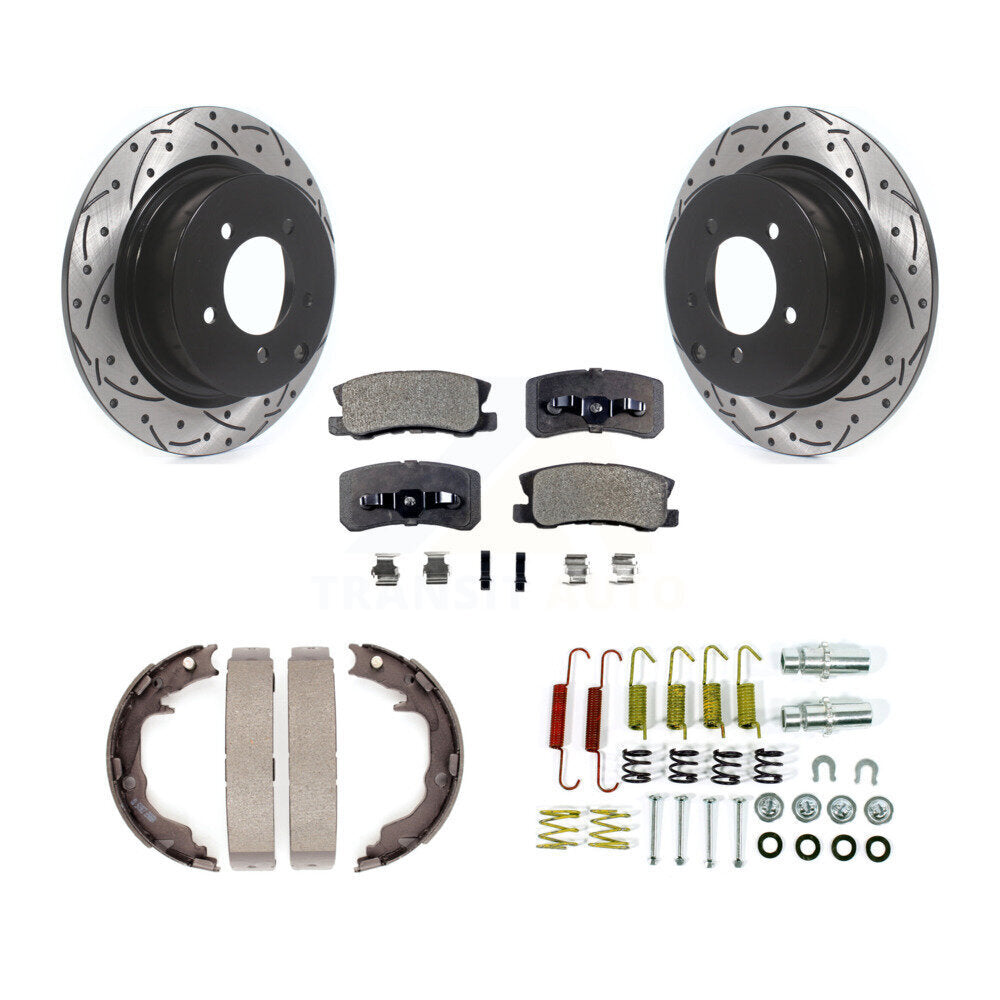Transit Auto KDT-101715 Disc Brake Kit for 2007-2017 Jeep Compass, Jeep Patriot and More - Rear