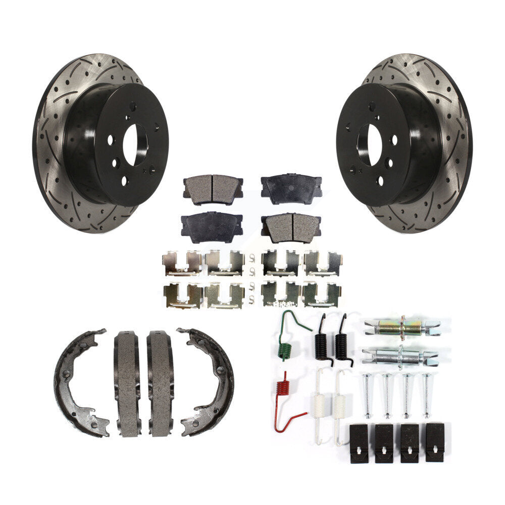 Transit Auto KDT-101726 Disc Brake Kit for 2012-2018 Lexus ES350, Lexus ES300h and More - Rear
