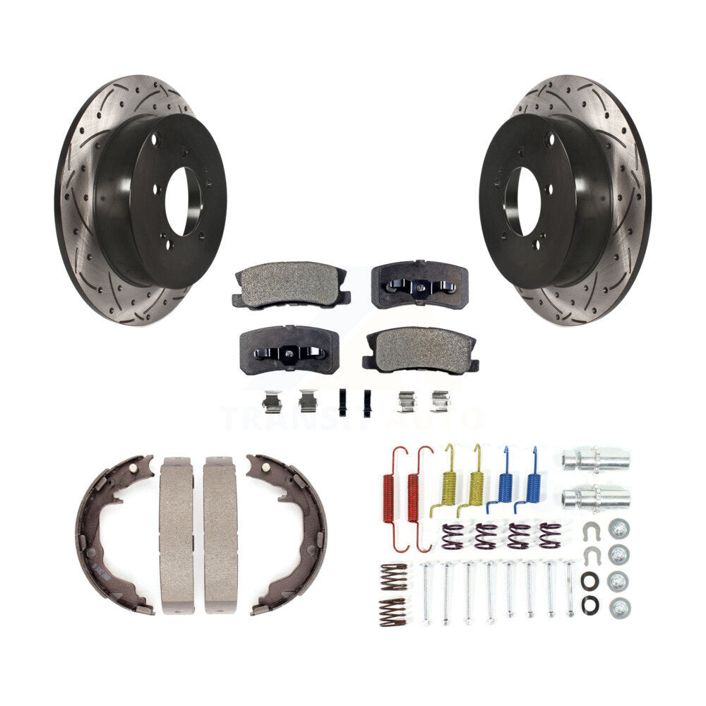 Transit Auto KDT-101729 Disc Brake Kit for 2007-2011 Mitsubishi Outlander - Rear
