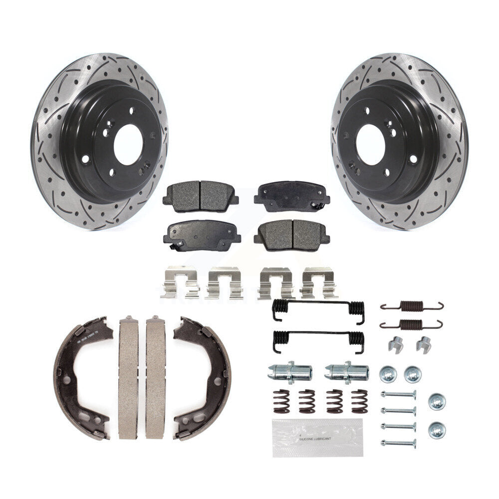 Transit Auto KDT-101734 Disc Brake Kit for 2010-2016 Hyundai Genesis Coupe - Rear