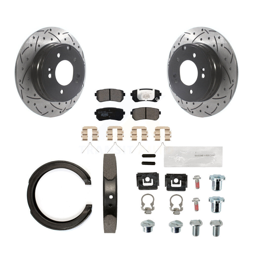 Transit Auto KDT-101738 Disc Brake Kit for 2016-2020 Kia Optima - Rear