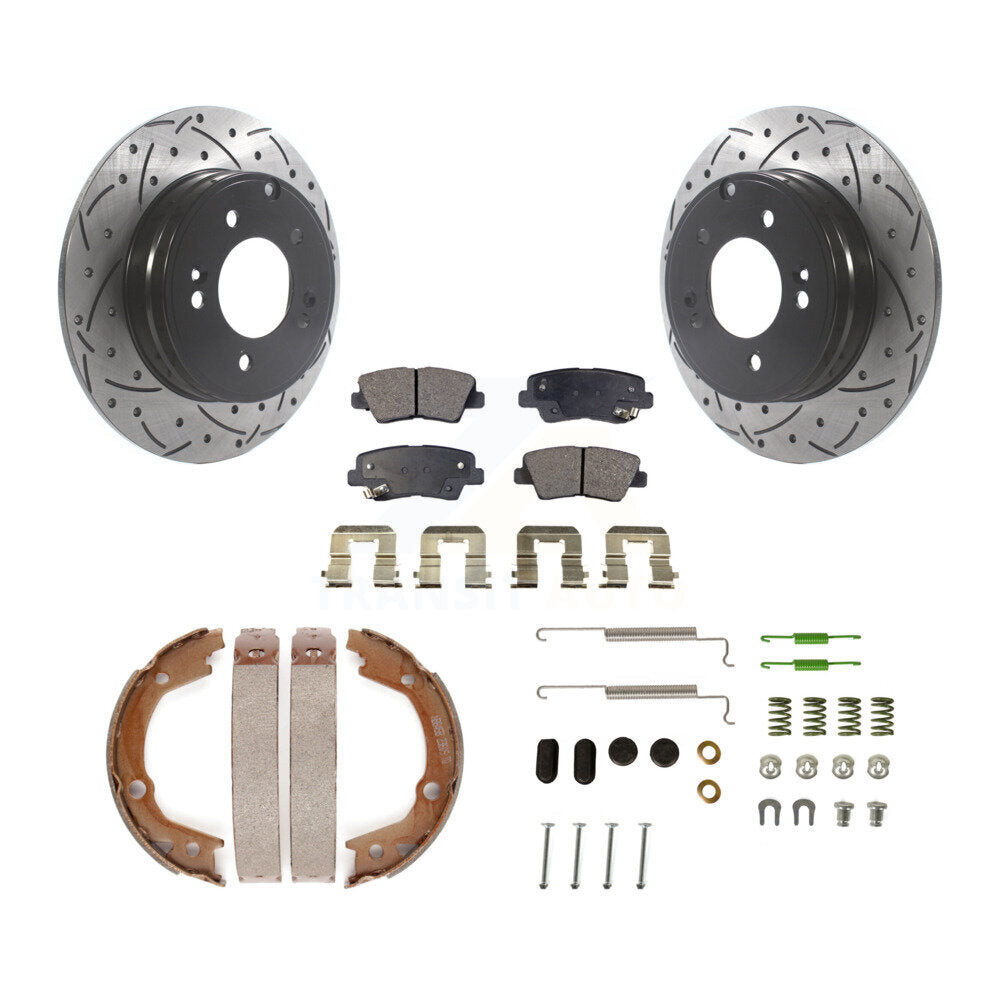 Transit Auto KDT-101740 Disc Brake Kit for 2008-2010 Hyundai Sonata - Rear