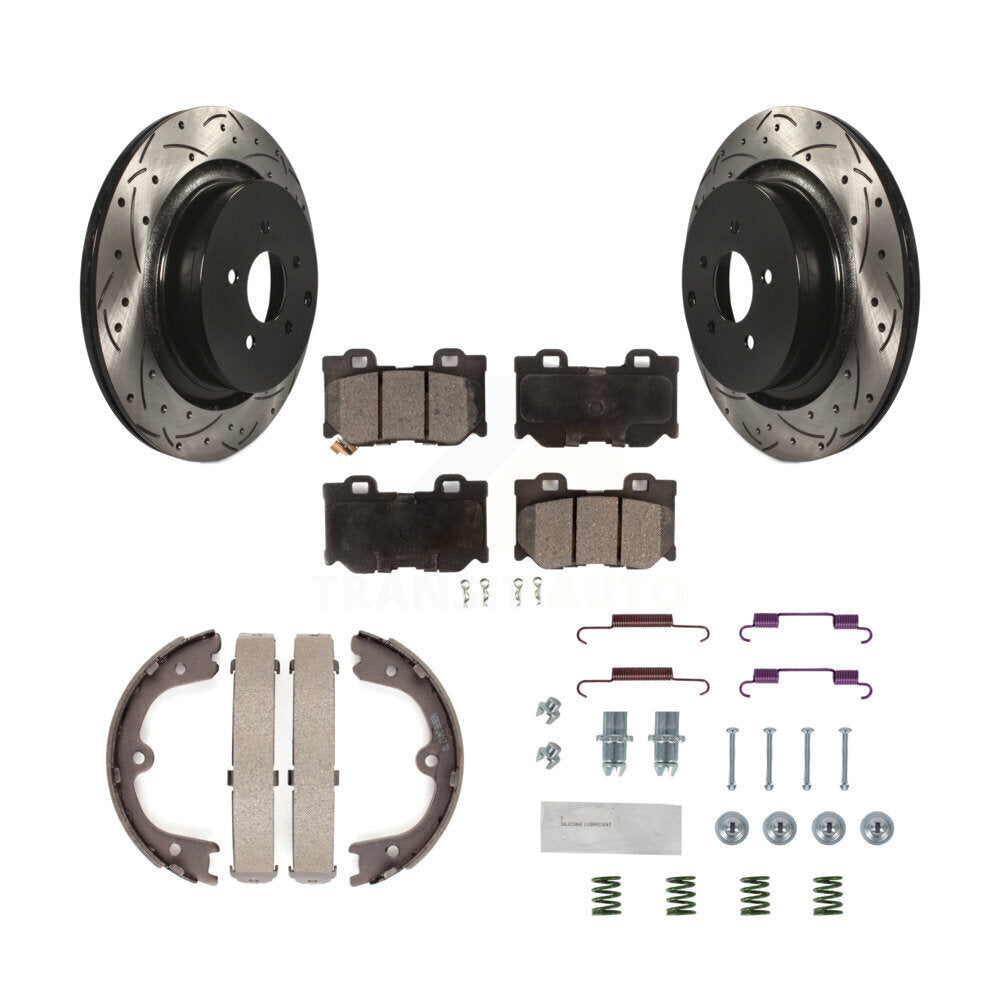 Transit Auto KDT-101751 Disc Brake Kit for 2009-2016 INFINITI Q70, INFINITI Q70L and More - Rear