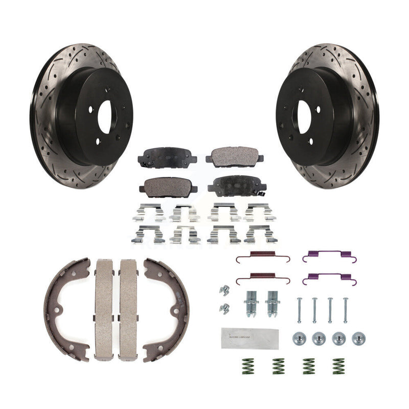 Transit Auto KDT-101752 Disc Brake Kit for 2003-2016 INFINITI Q70, INFINITI Q70L and More - Rear