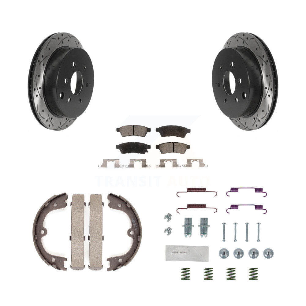 Transit Auto KDT-101754 Disc Brake Kit for 2005-2023 Nissan Xterra, Nissan Frontier - Rear