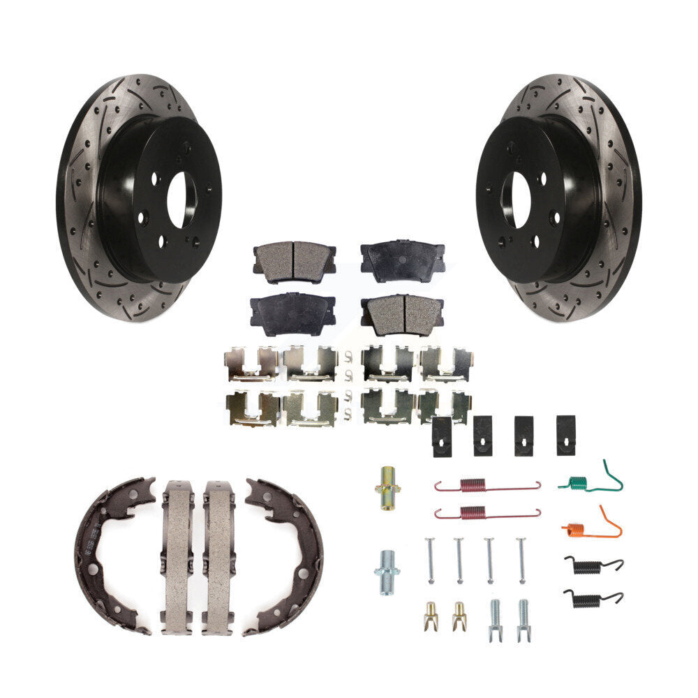 Transit Auto KDT-101756 Disc Brake Kit for 2006-2018 Lexus HS250h, Toyota RAV4 - Rear
