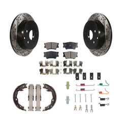 Transit Auto KDT-101756 Disc Brake Kit for 2006-2018 Lexus HS250h, Toyota RAV4 - Rear