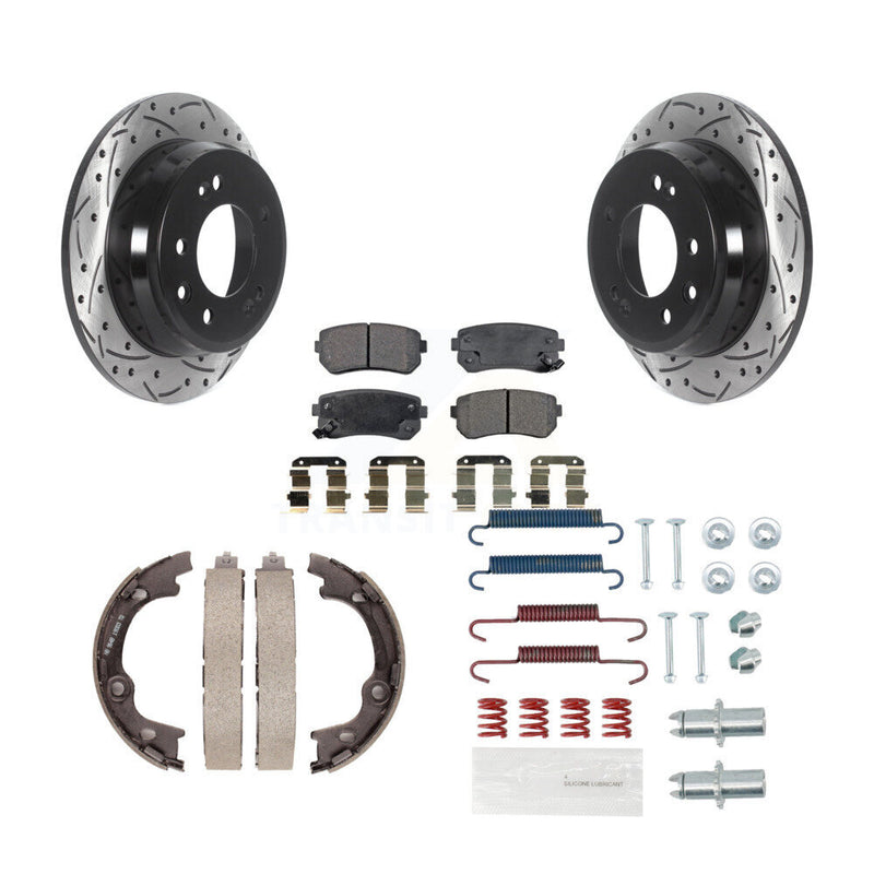 Transit Auto KDT-101762 Disc Brake Kit for 2010-2015 Hyundai Tucson - Rear