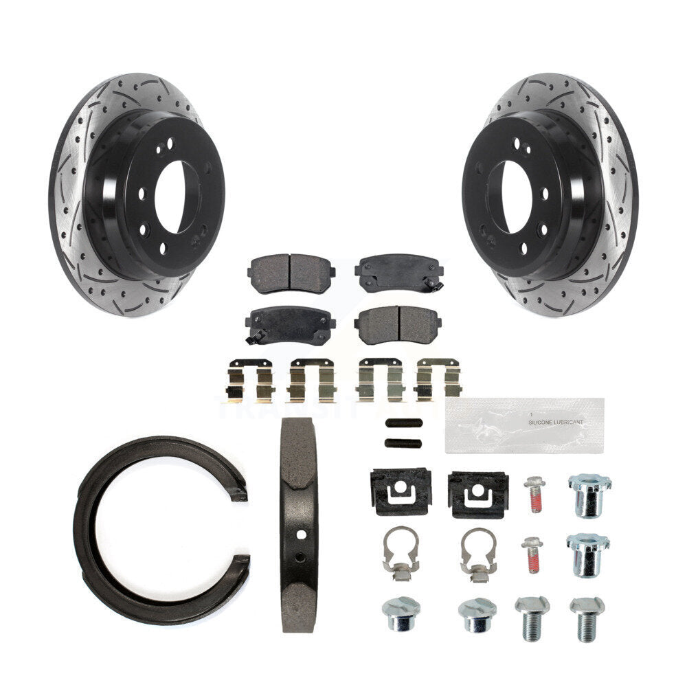 Transit Auto KDT-101764 Disc Brake Kit for 2011-2016 Kia Sportage - Rear