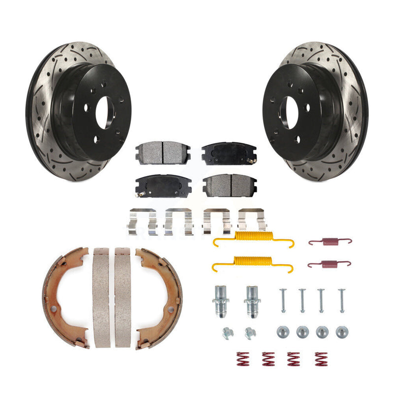 Transit Auto KDT-101766 Disc Brake Kit for 2012-2017 Chevrolet Equinox, GMC Terrain - Rear
