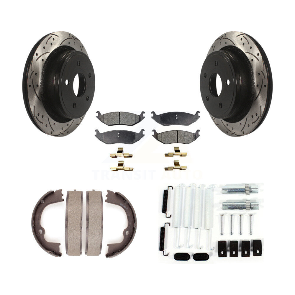 Transit Auto KDT-101770 Disc Brake Kit for 2007-2021 Ram 1500 Classic, Ram 1500 and More - Rear