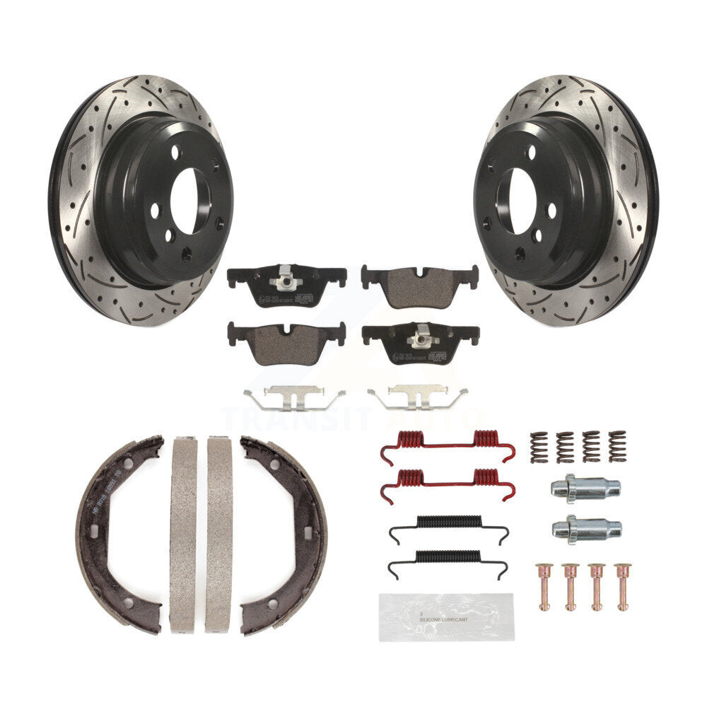 Transit Auto KDT-101776 Disc Brake Kit for 2015-2018 BMW 320i xDrive, BMW 428i xDrive, BMW 428i xDrive Gran Coupe - Rear