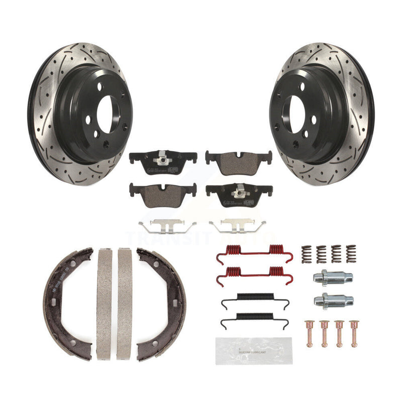 Transit Auto KDT-101776 Disc Brake Kit for 2015-2018 BMW 320i xDrive, BMW 428i xDrive, BMW 428i xDrive Gran Coupe - Rear