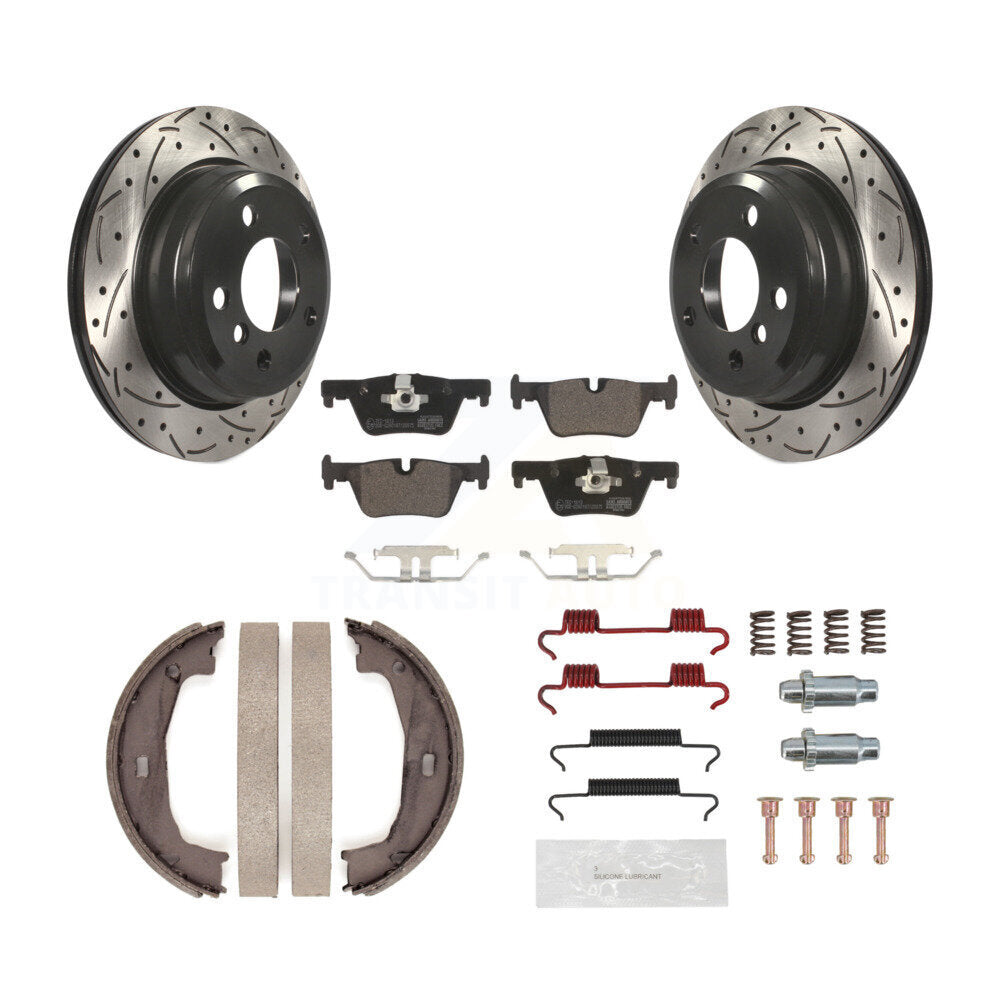 Transit Auto KDT-101777 Disc Brake Kit for 2013-2016 BMW 328i, BMW 428i and More - Rear