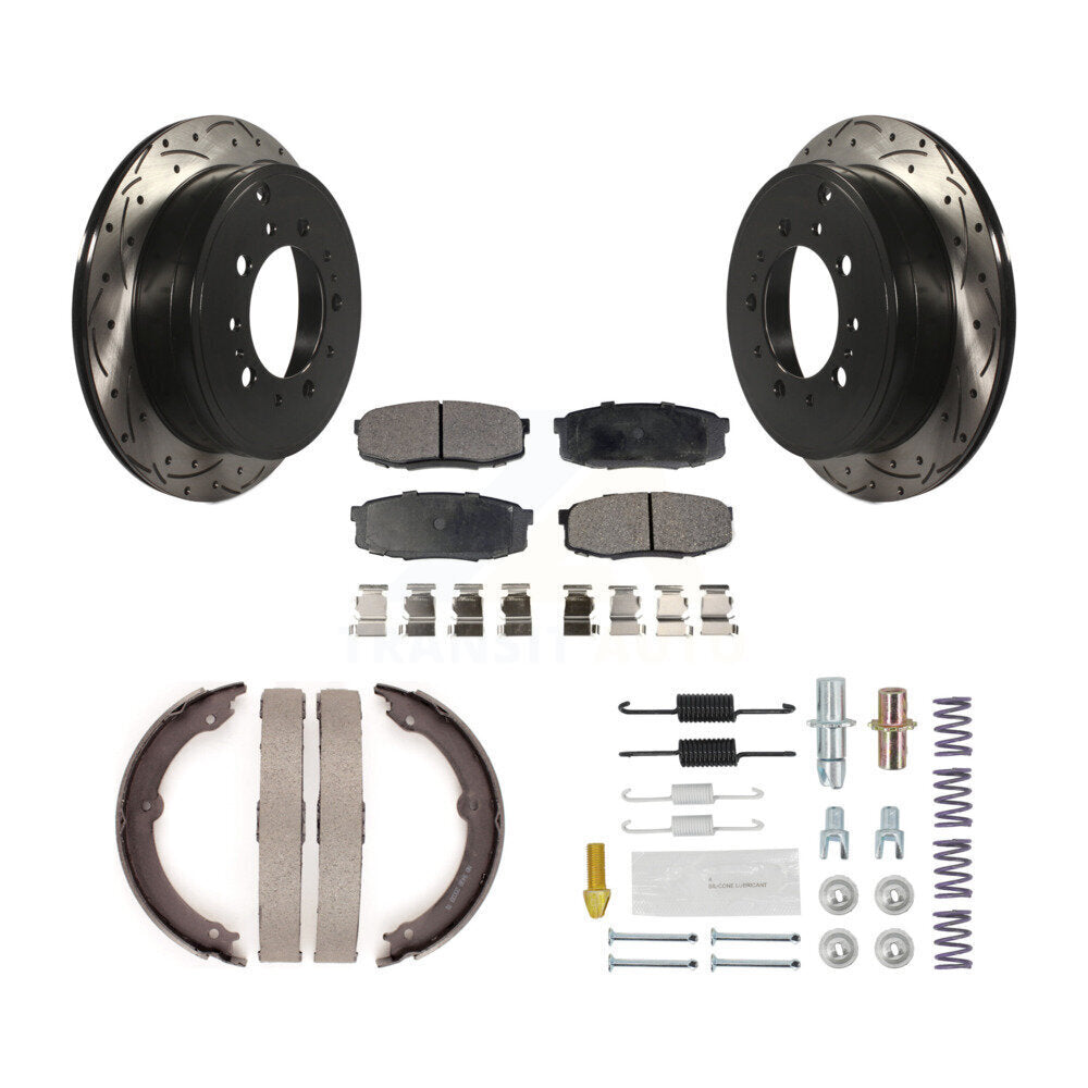 Transit Auto KDT-101789 Disc Brake Kit for 2007-2021 Lexus LX570, Toyota Land Cruiser and More - Rear