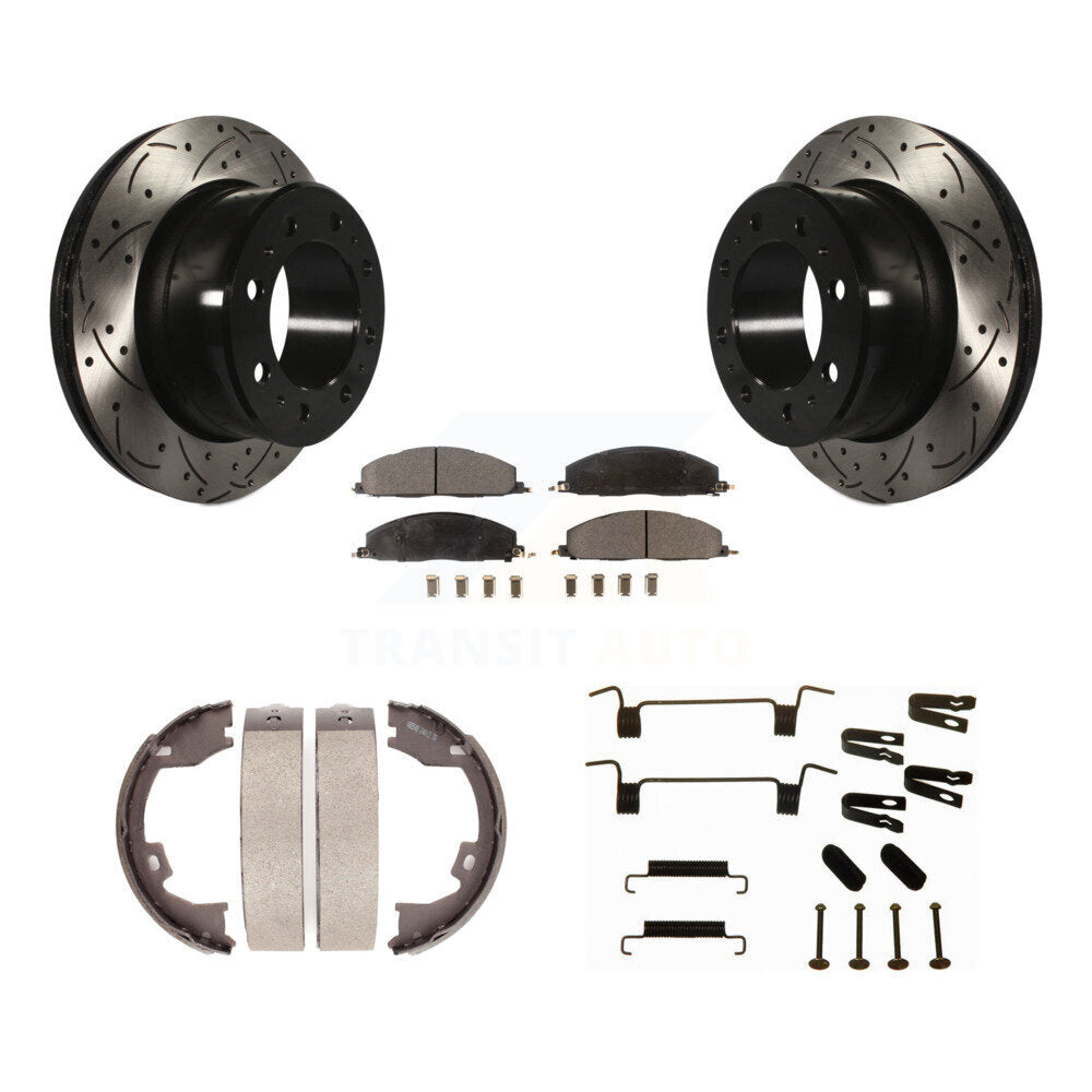 Transit Auto KDT-101790 Disc Brake Kit for 2009-2018 Ram 2500, Ram 3500 and More - Rear