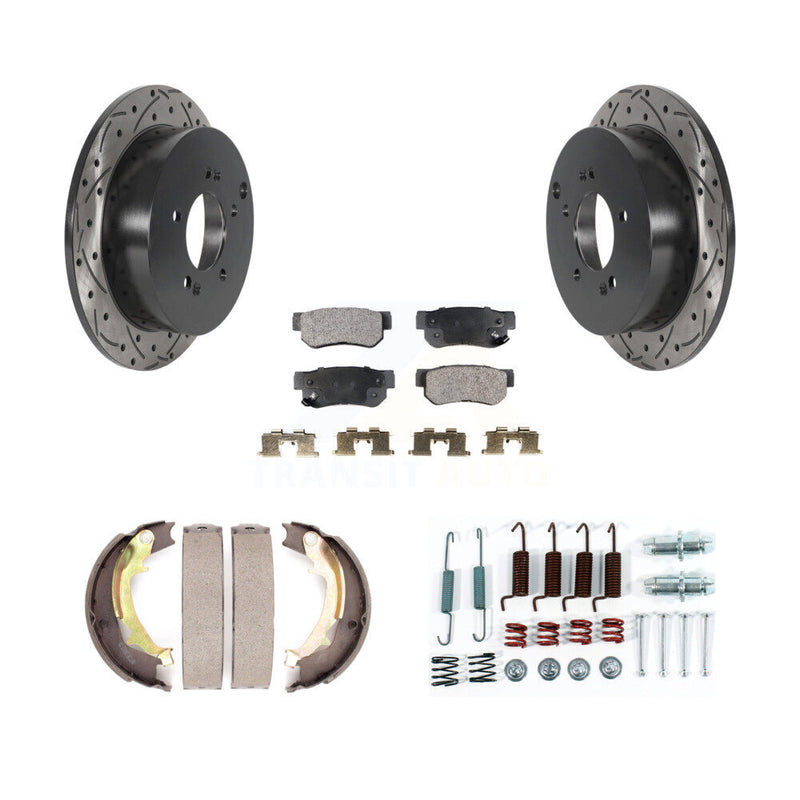 Transit Auto KDT-101791 Disc Brake Kit for 2001-2004 Hyundai Santa Fe - Rear