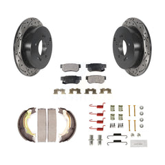 Transit Auto KDT-101792 Disc Brake Kit for 2005-2010 Hyundai Tucson, Kia Sportage - Rear