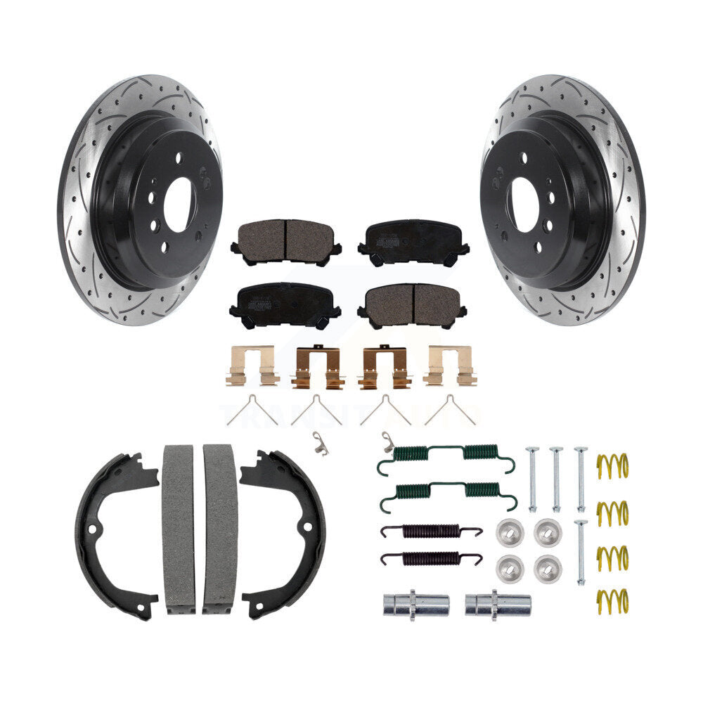 Transit Auto KDT-101793 Disc Brake Kit for 2016-2024 Honda Passport, Honda Ridgeline, Honda Pilot - Rear