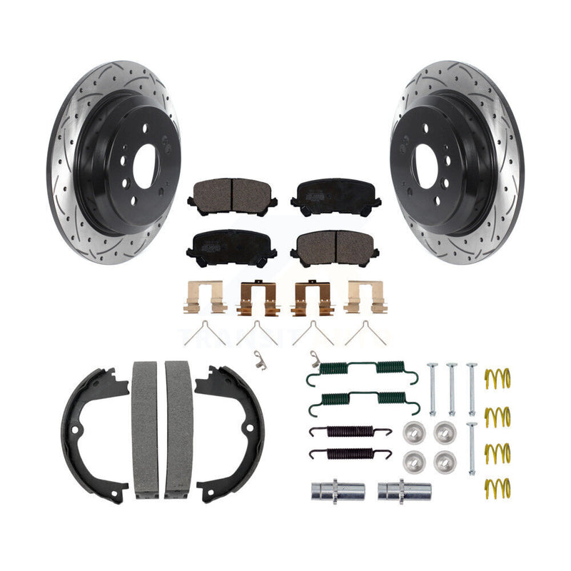 Transit Auto KDT-101793 Disc Brake Kit for 2016-2024 Honda Passport, Honda Ridgeline, Honda Pilot - Rear