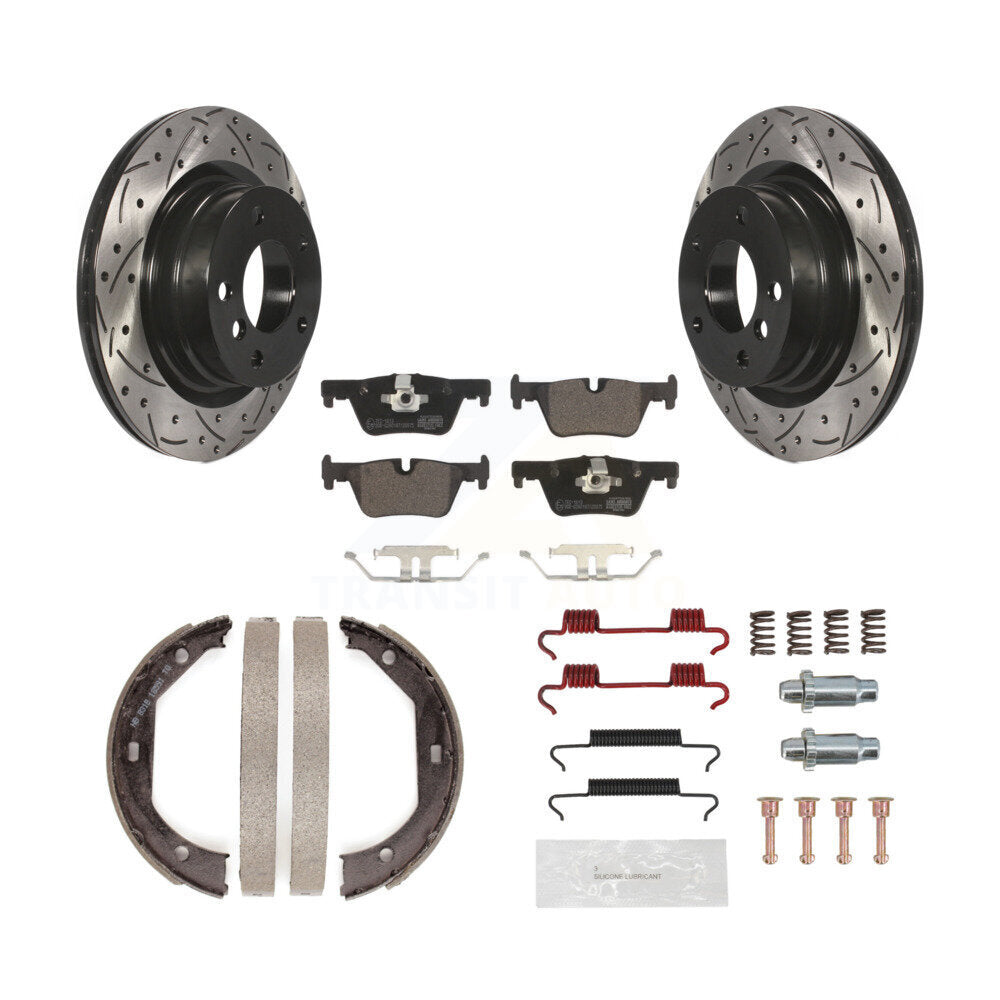 Transit Auto KDT-101800 Disc Brake Kit for 2013 BMW 328i - Rear