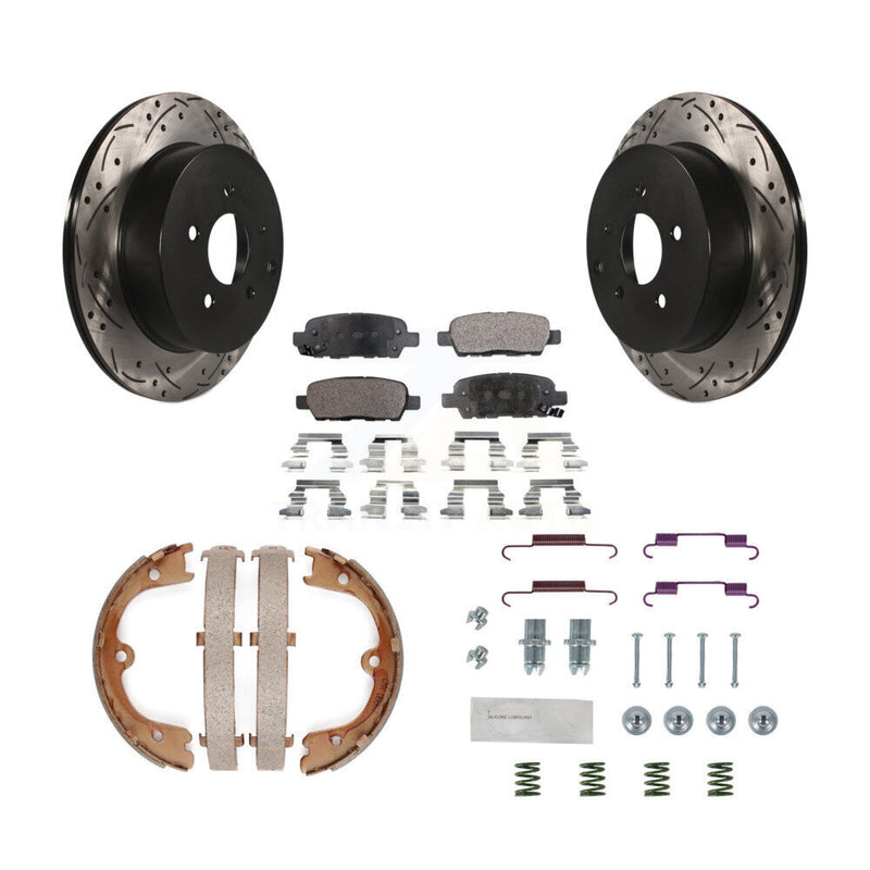 Transit Auto KDT-101802 Disc Brake Kit for 2004-2008 INFINITI FX35, INFINITI FX45, Nissan Quest - Rear