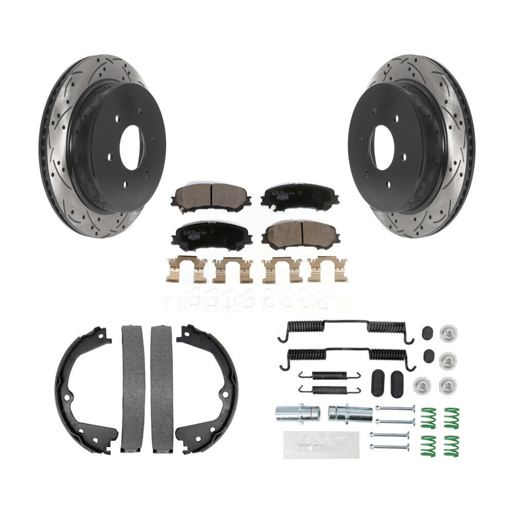 Transit Auto KDT-101808 Disc Brake Kit for 2017-2023 Nissan TITAN - Rear