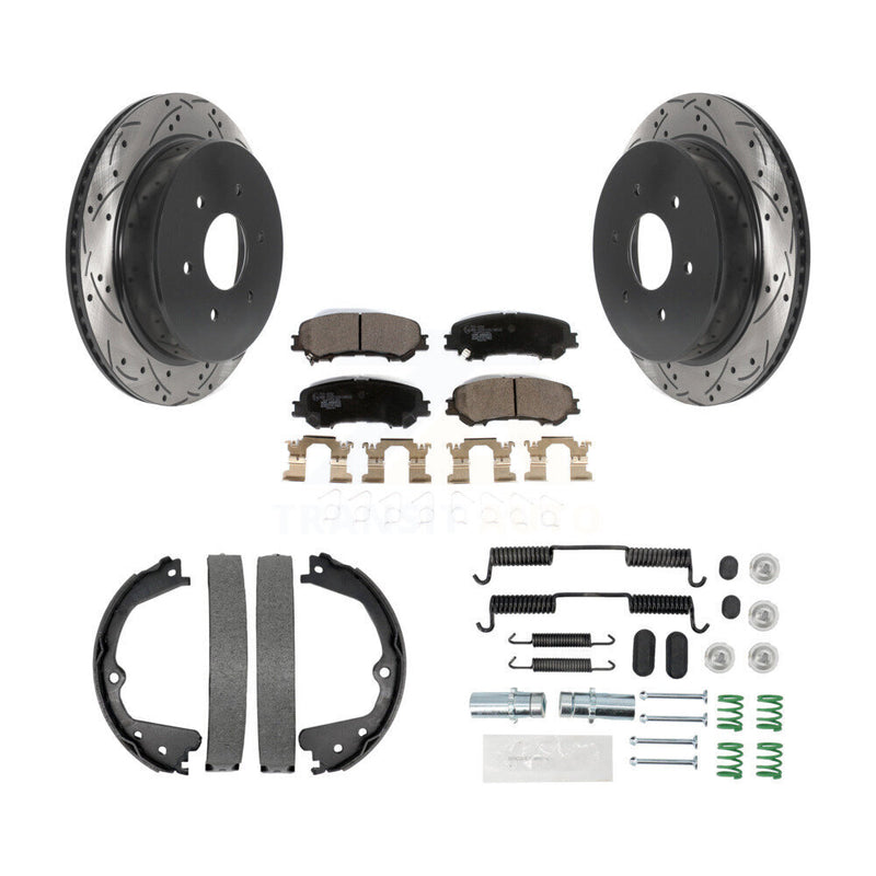 Transit Auto KDT-101808 Disc Brake Kit for 2017-2023 Nissan TITAN - Rear