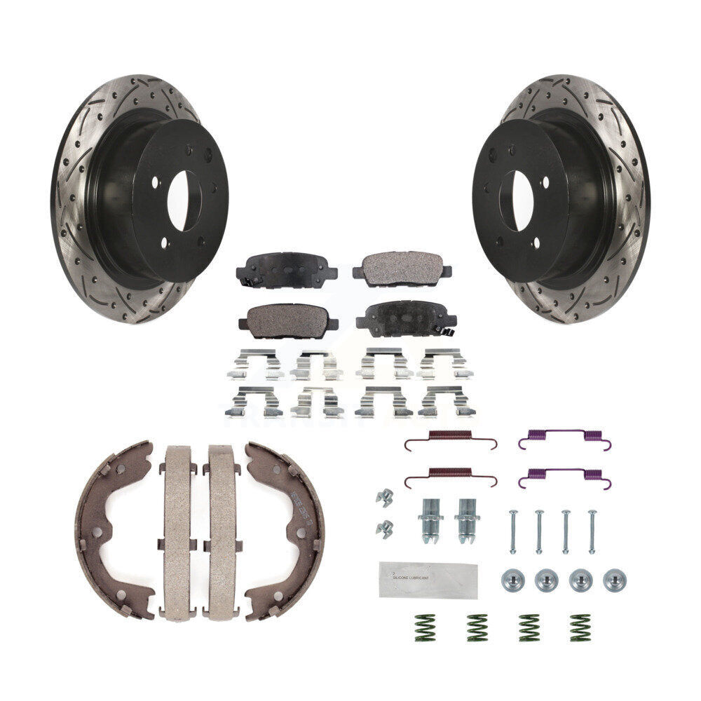 Transit Auto KDT-101818 Disc Brake Kit for 2002-2023 Nissan Altima, Nissan Maxima - Rear