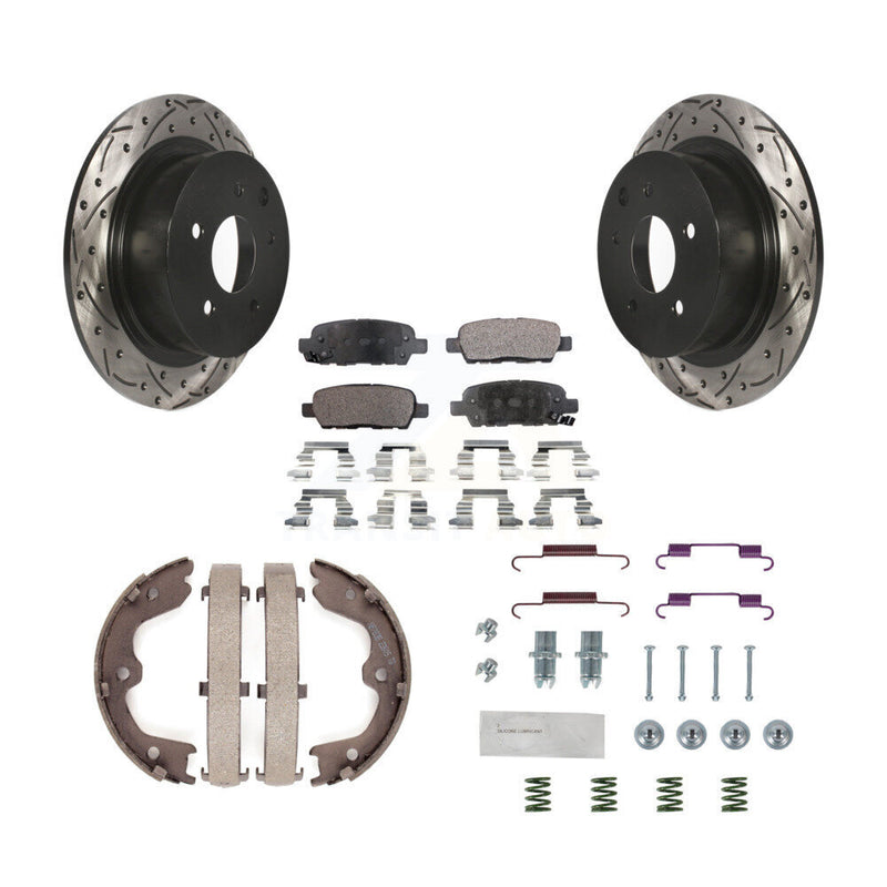 Transit Auto KDT-101818 Disc Brake Kit for 2002-2023 Nissan Altima, Nissan Maxima - Rear